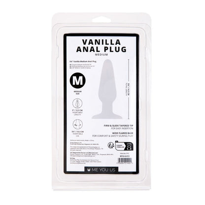 Me You Us Vanilla Medium Anal Butt Plug