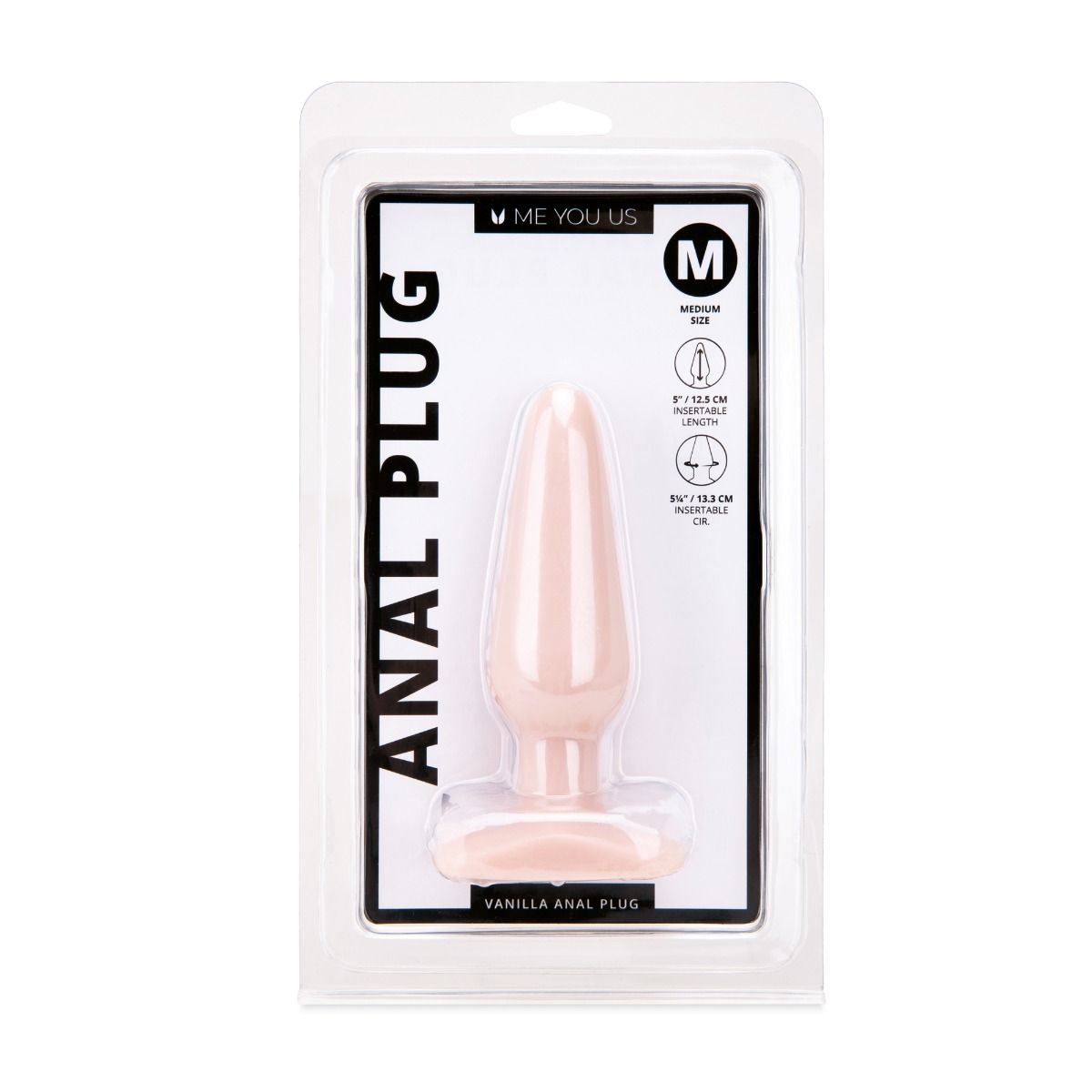 Me You Us Vanilla Medium Anal Butt Plug