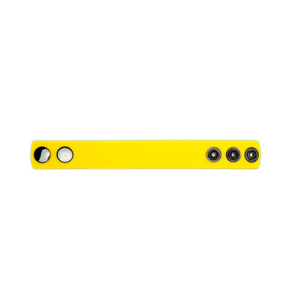 Me You Us Adjustable Silicone Cock Strap - Yellow