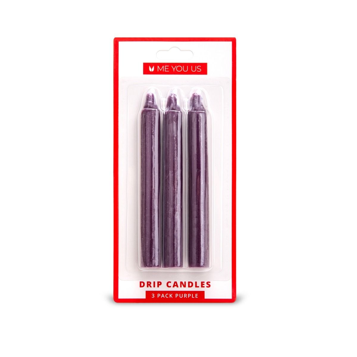 Me You Us Drip Candles 3 Pack - Purple