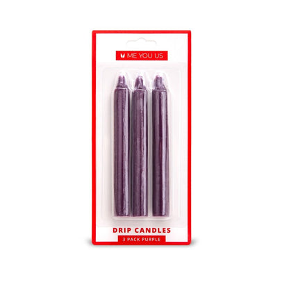 Me You Us Drip Candles 3 Pack - Purple