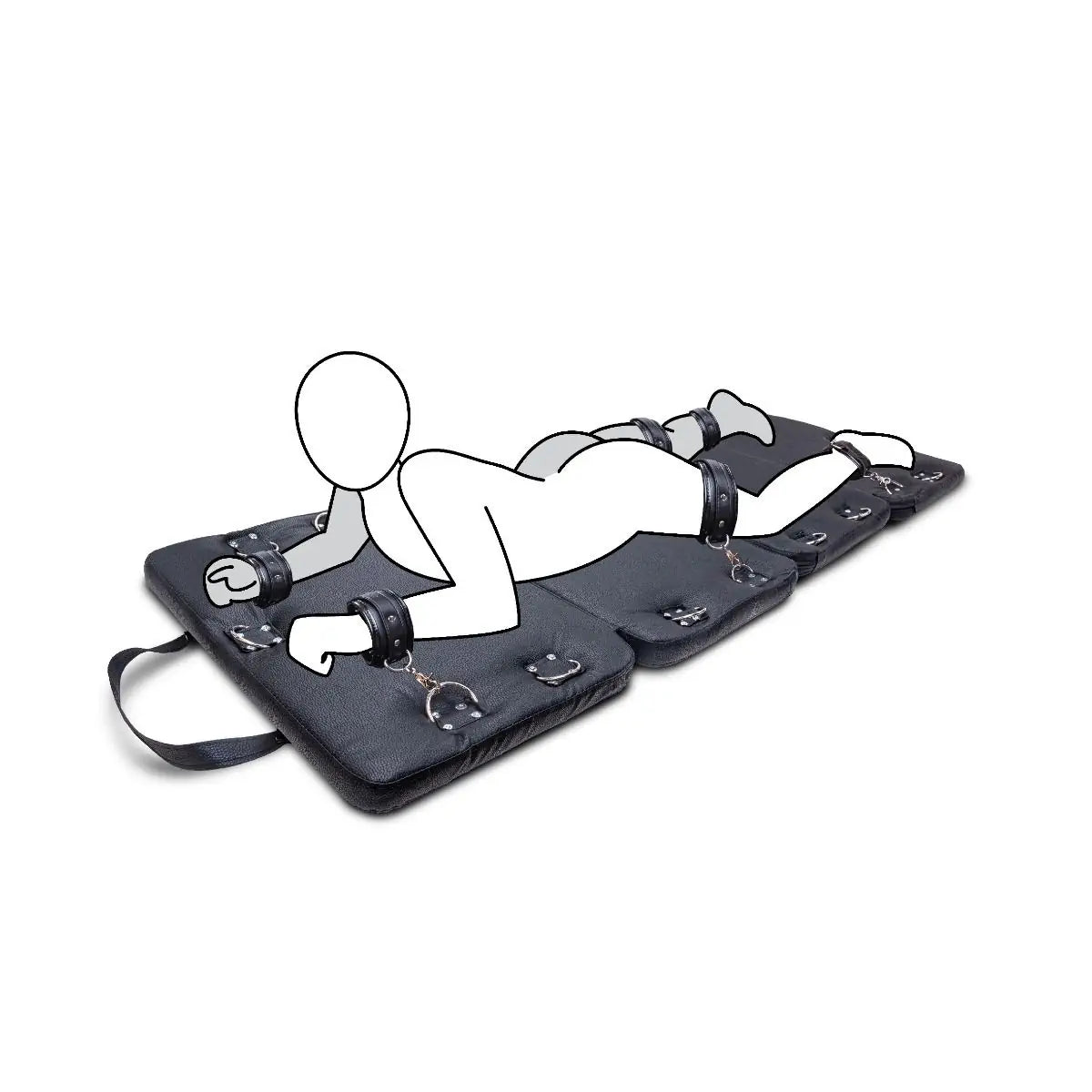 Prowler RED BDSM Bondage Board With Restraints