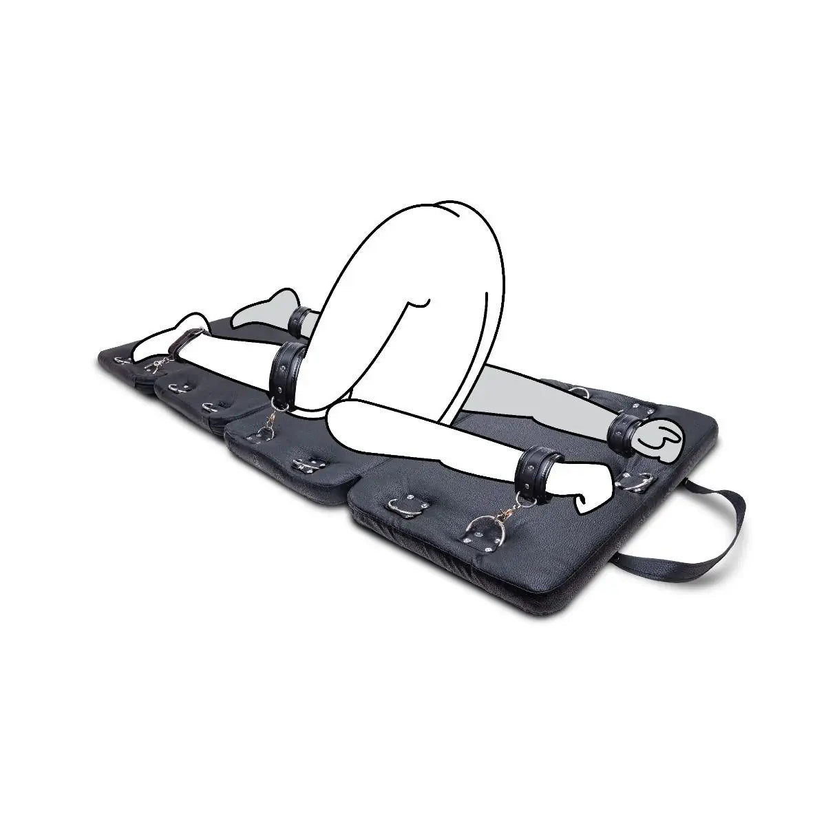 Prowler RED BDSM Bondage Board With Restraints