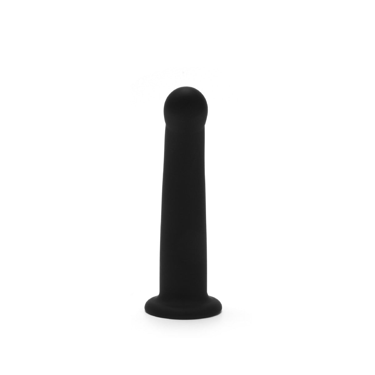 Me You Us 6" Black Curved Silicone Dildo