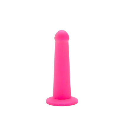 Me You Us 7" Pink Curved Silicone Dildo