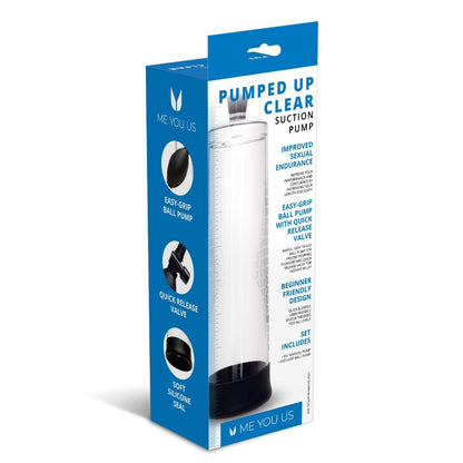 Me You Us Pumped Up Clear Suction Penis Pump