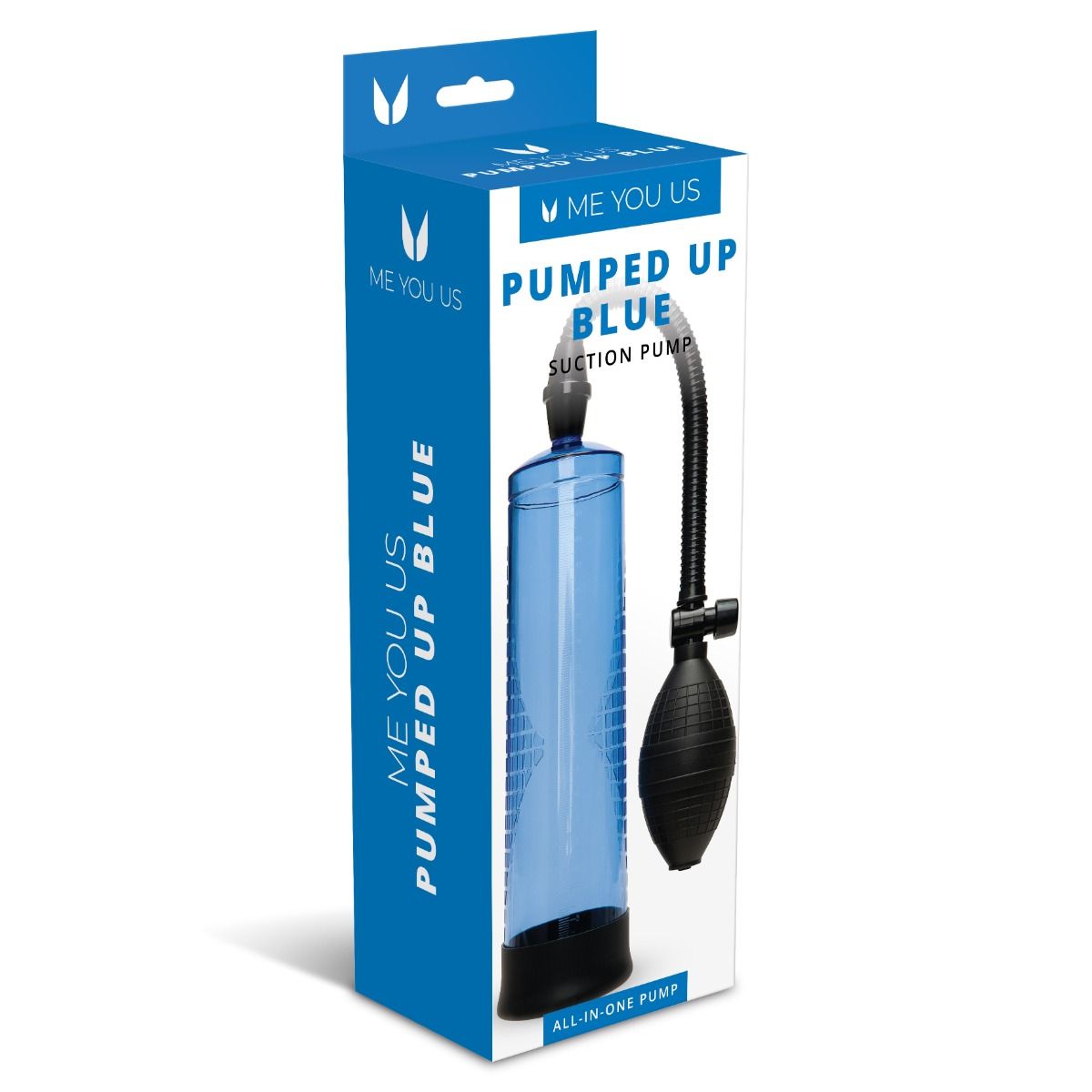 Me You Us Pumped Up Blue Suction Penis Pump