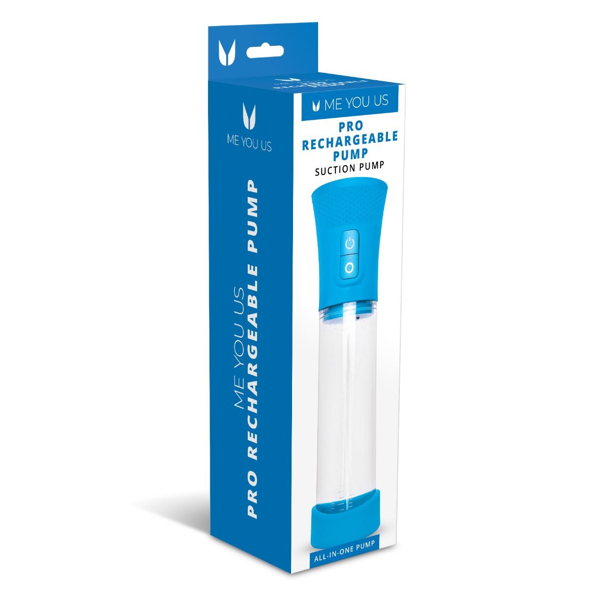 Me You Us Pro Rechargeable One Touch Suction Penis Pump