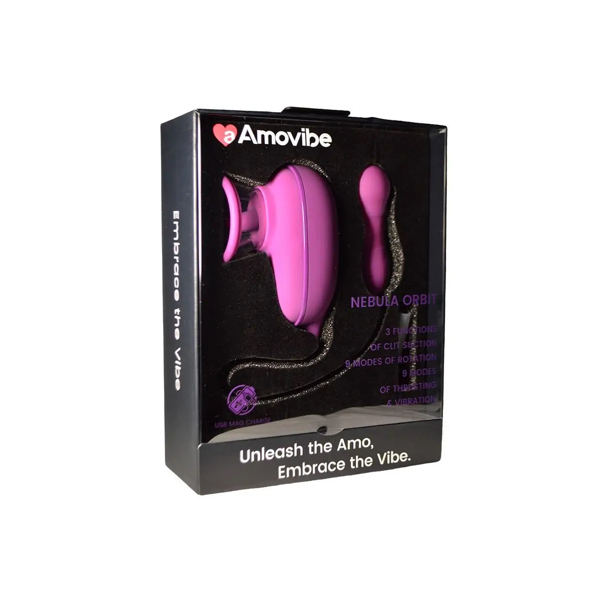 Amovibe Nebula Orbit Rotating & Vibrating Clitoral Massager