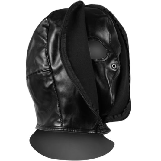 OUCH eXtreme  Zip up Bondage Mask Black