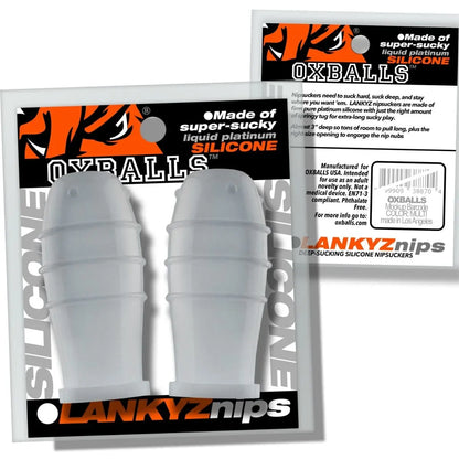 Oxballs Lankyz Liquid Silicone Nipple Suckers Clear