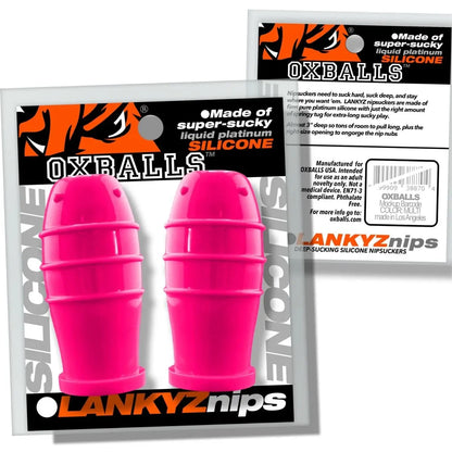 Oxballs Lankyz Liquid Silicone Nipple Suckers Pink