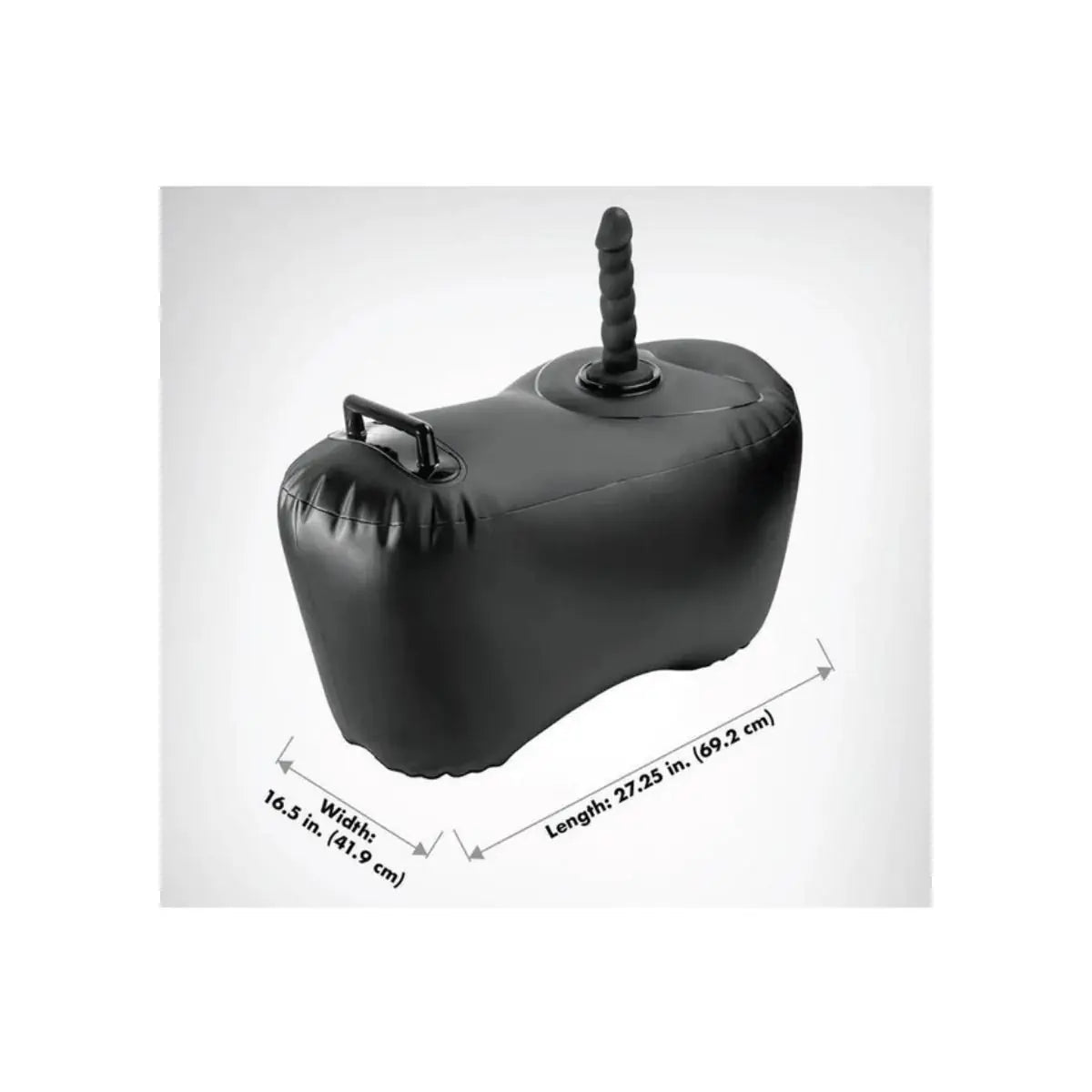 Fetish Fantasy Series Body Dock Inflatable Love Seat Black