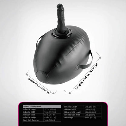 Fetish Fantasy Series Body Dock Inflatable Love Ball Black