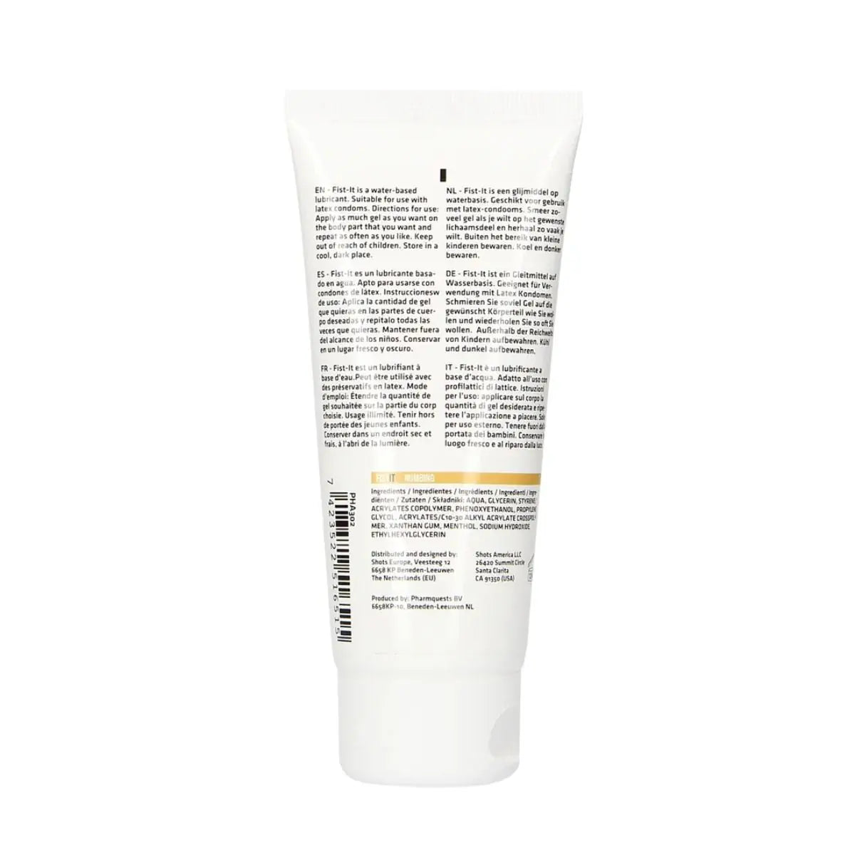 FIST IT Numbing Gel Water Based Lubricant 100ml