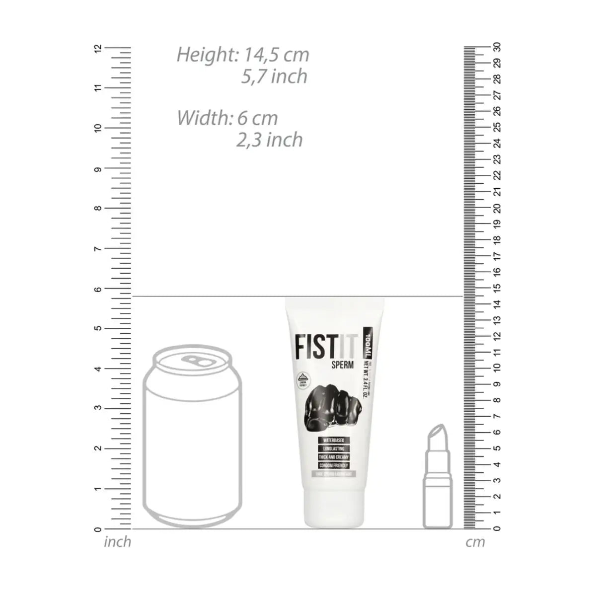 FIST IT Sperm Gel Water Based Lubricant 100ml