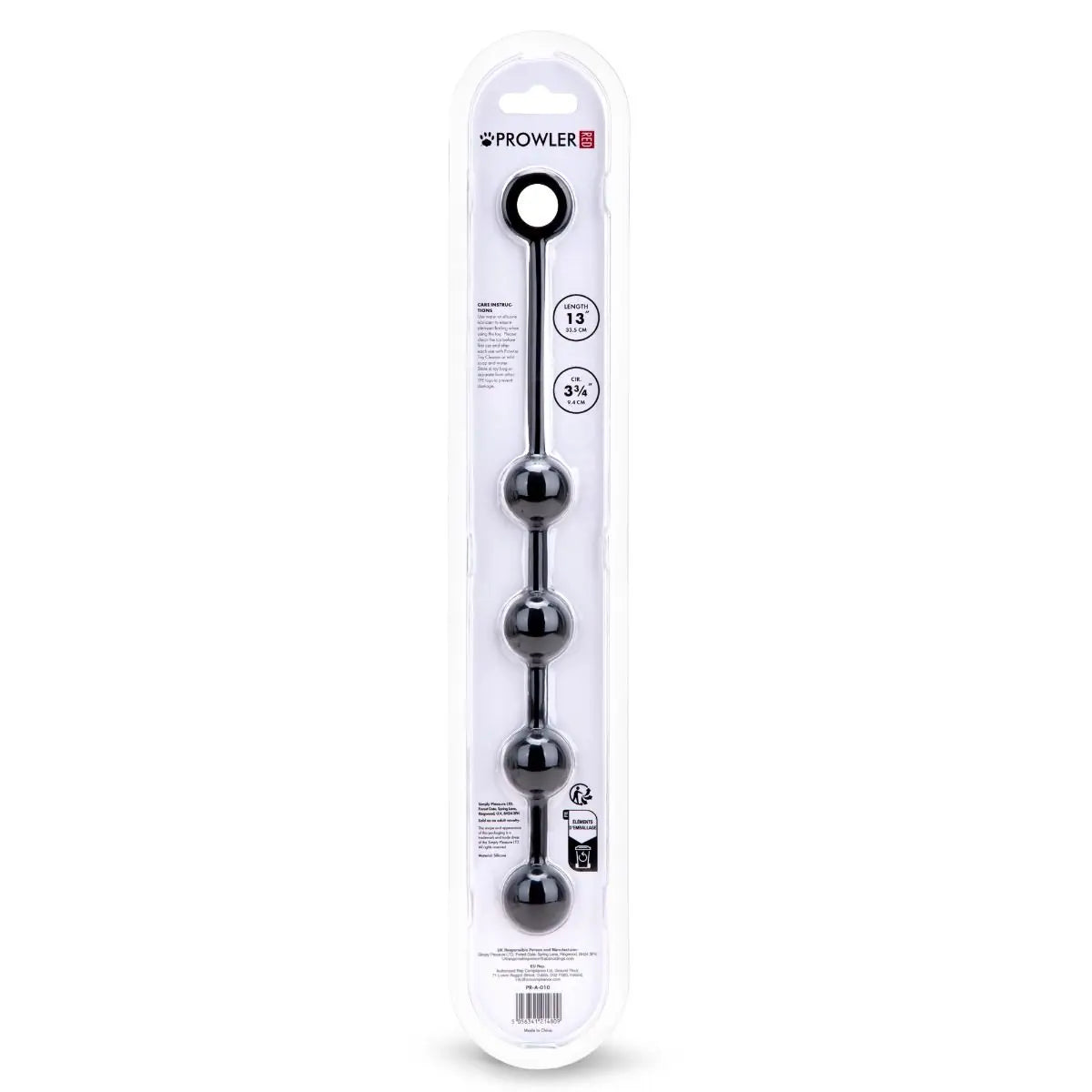Prowler RED Small Silicone Anal Beads