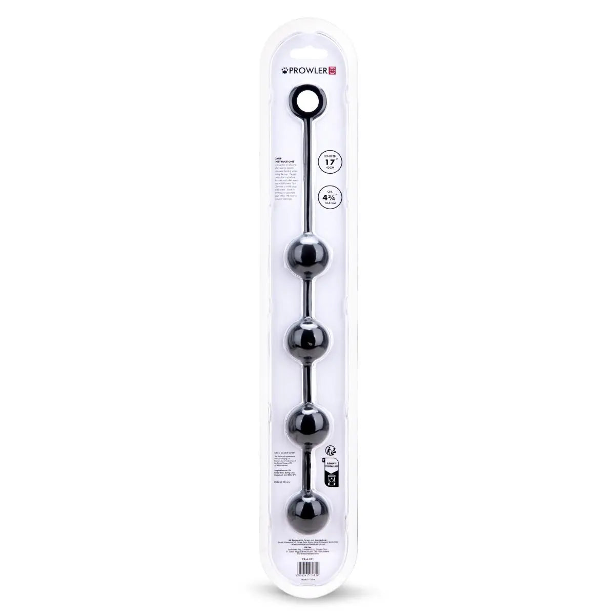 Prowler RED Medium Silicone Anal Beads