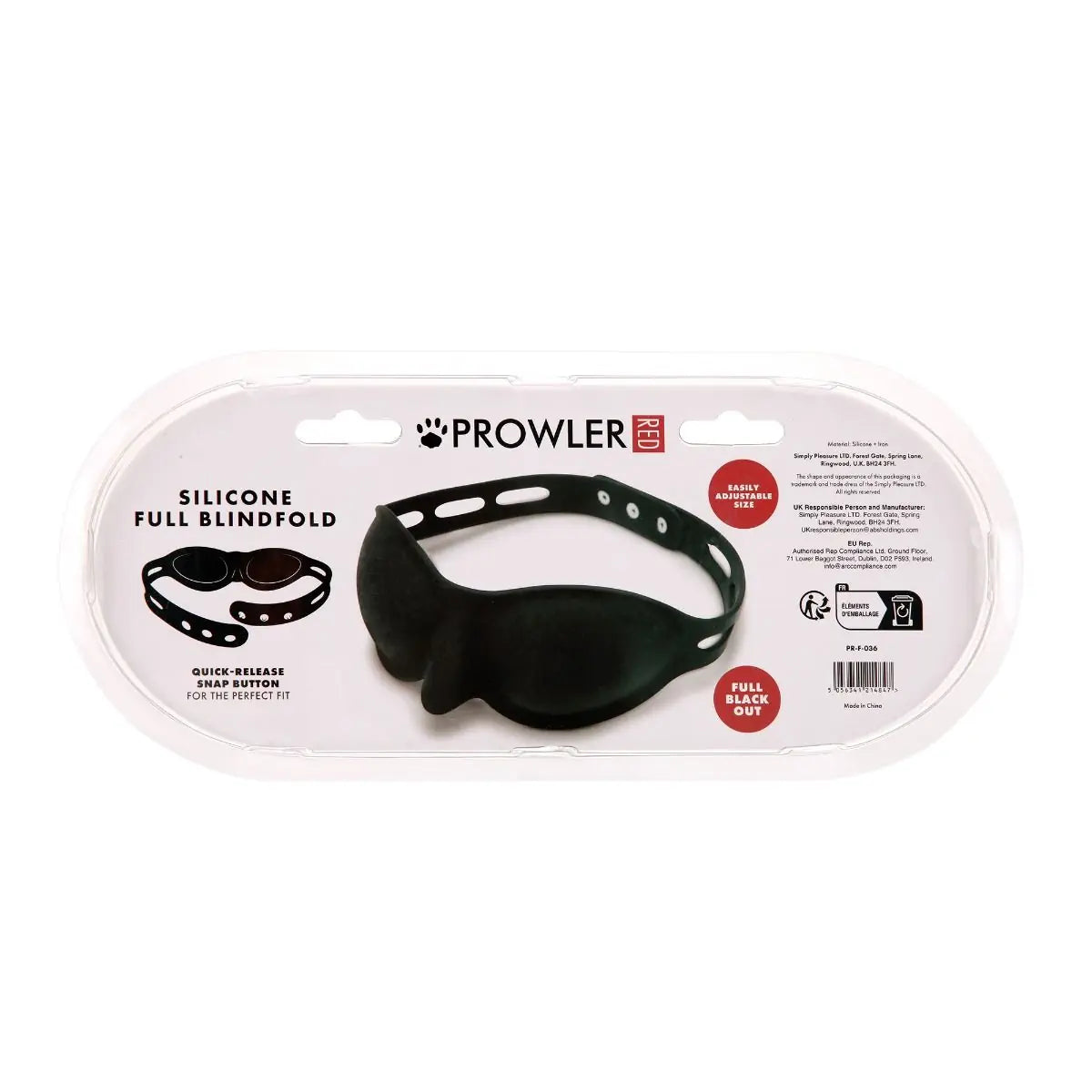 Prowler RED Silicone Full Cover Blindfold