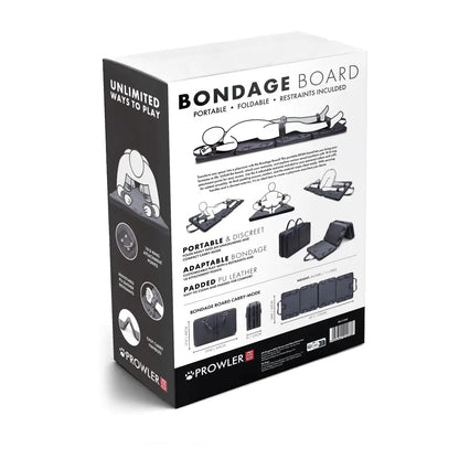 Prowler RED BDSM Bondage Board With Restraints