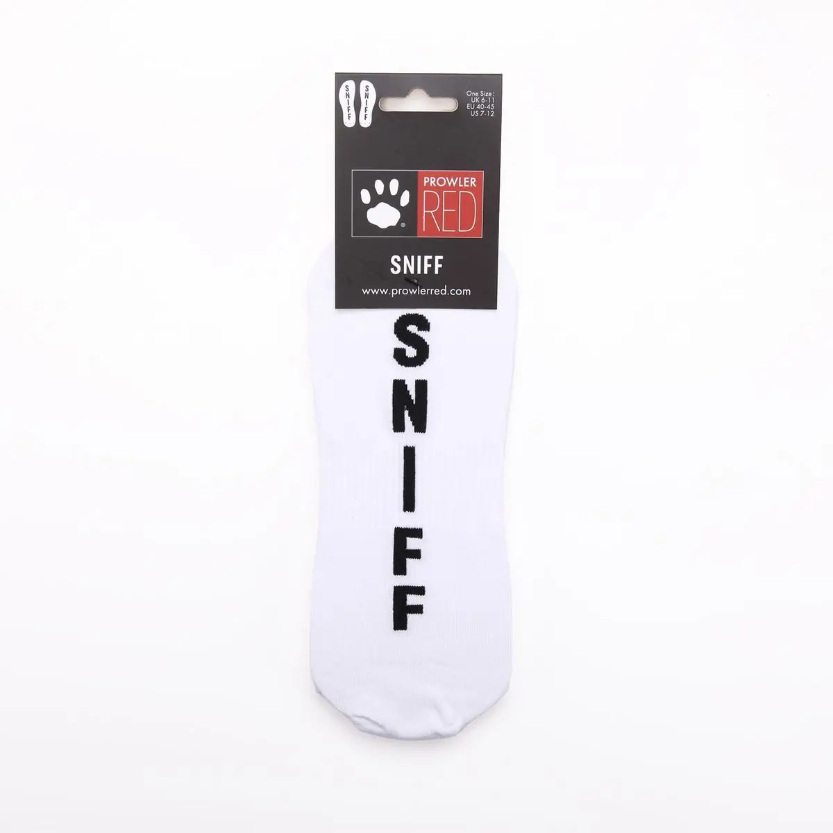 Prowler RED Sniff Ankle Socks White Black