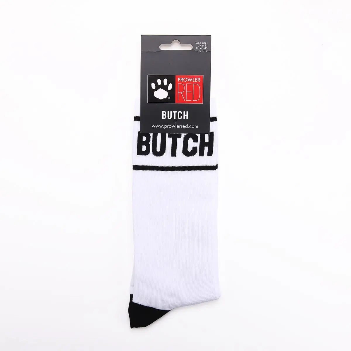 Prowler RED Butch Socks White Black