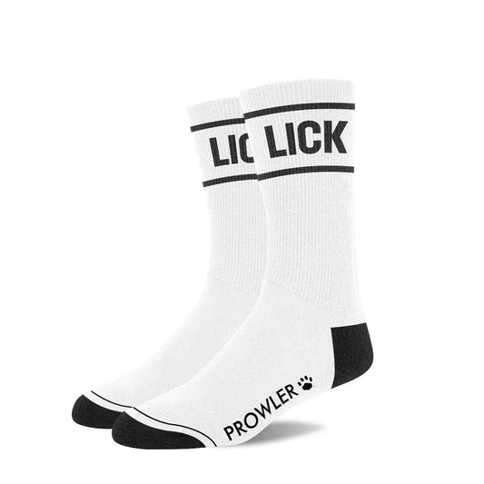 Prowler RED Lick Socks White Black