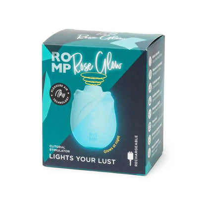 Romp Rose Glow In The Dark Multi Function Air Technology Clitoral Stimulator