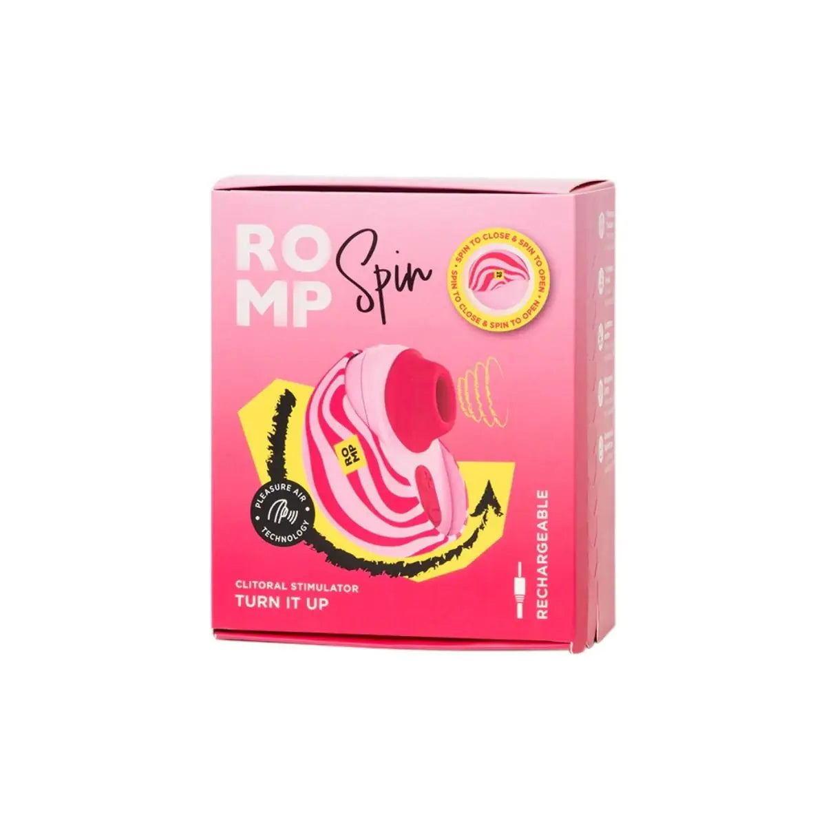 Romp Spin Multi Function Air Technology Clitoral Stimulator
