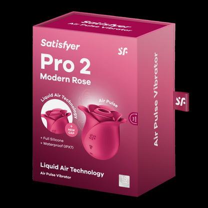 Satisfyer Pro 2 "Modern Rose" Pressure Wave Clit Suction/Vibration