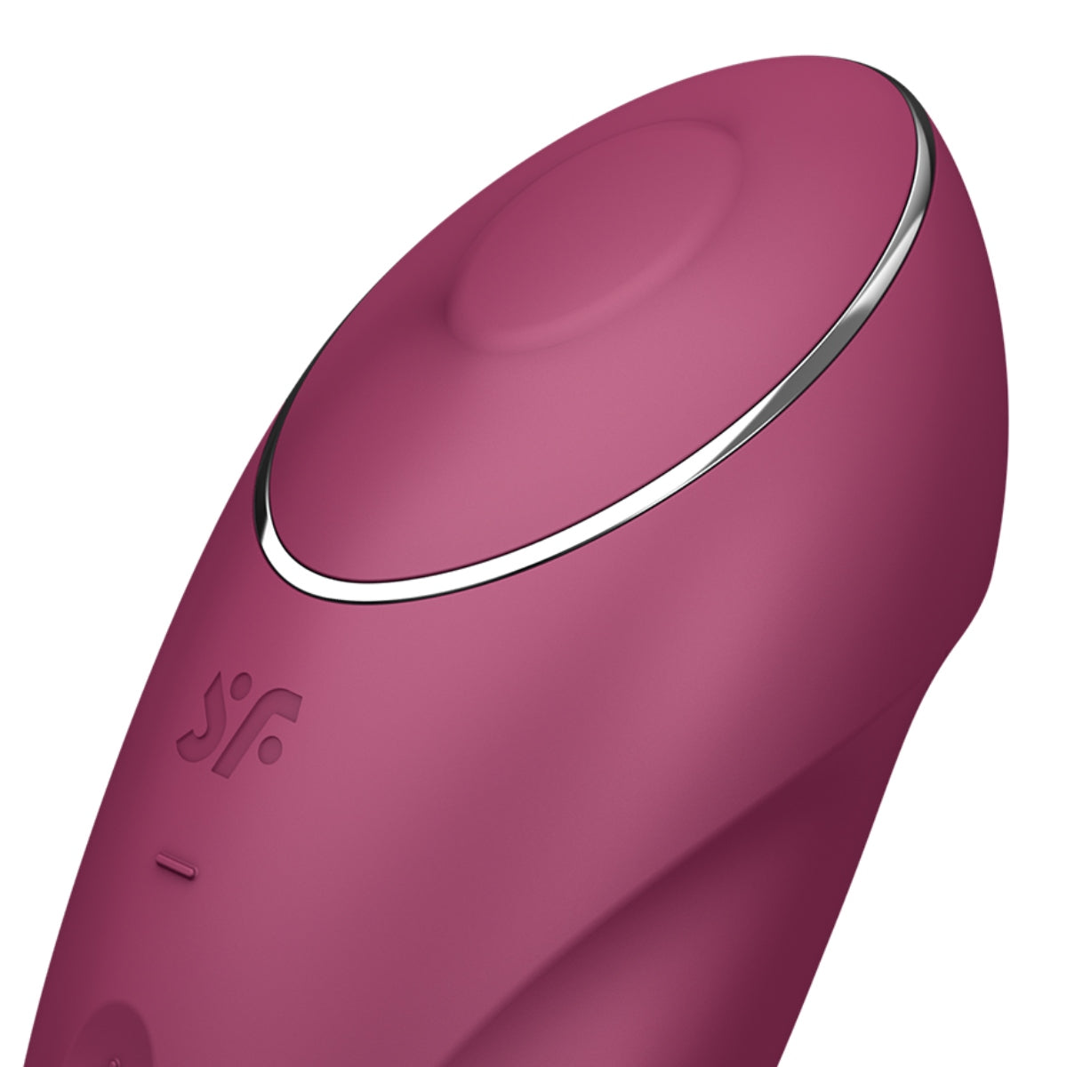 Satisfyer Tap & Climax 1 Lay On Clitoral Stimulator - Red