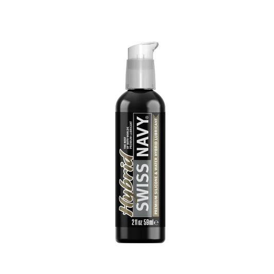 Swiss Navy Hybrid Premium Silicone and Water Based Lubricant 2oz