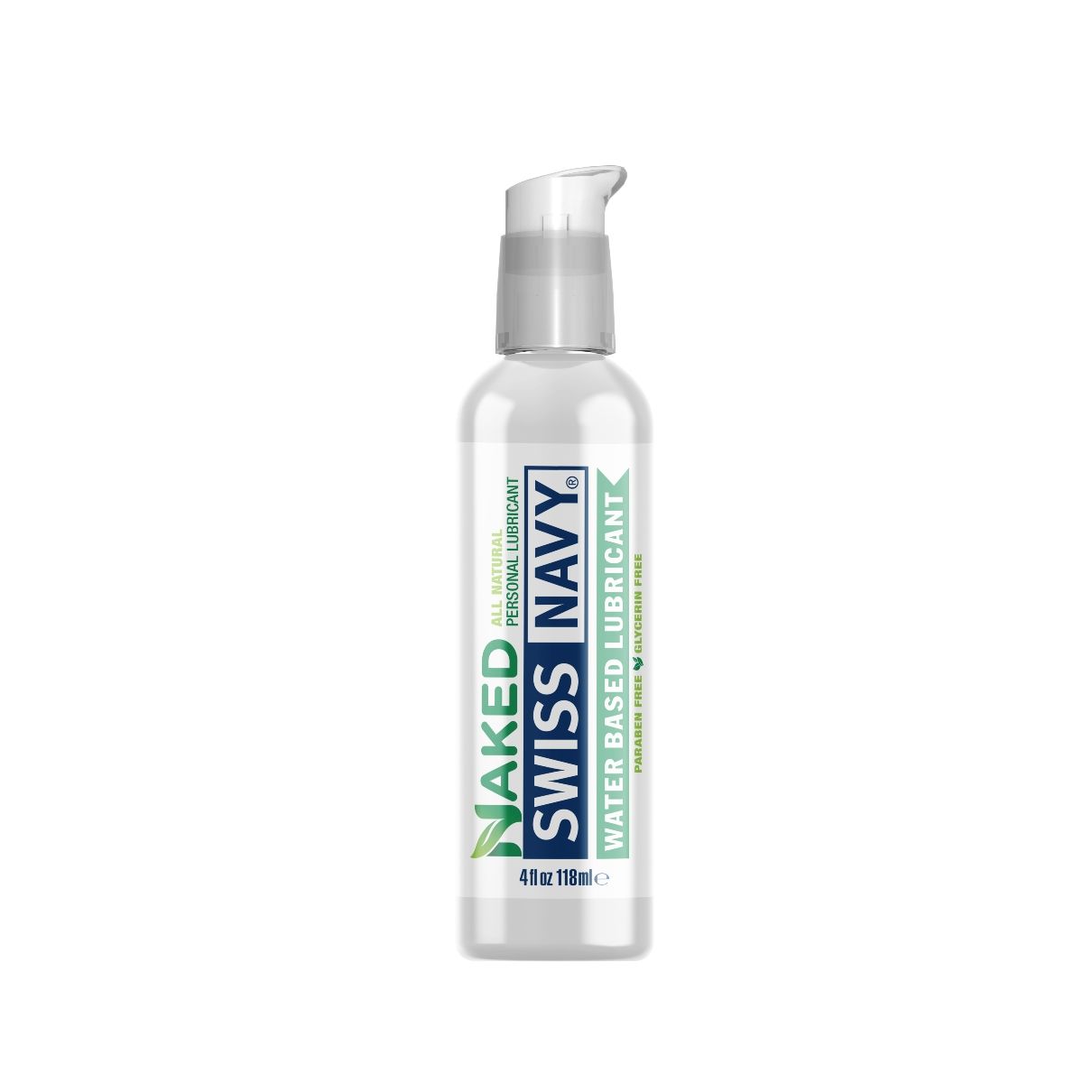 Swiss Navy Water Based Naked All Natural Lubricant 4oz