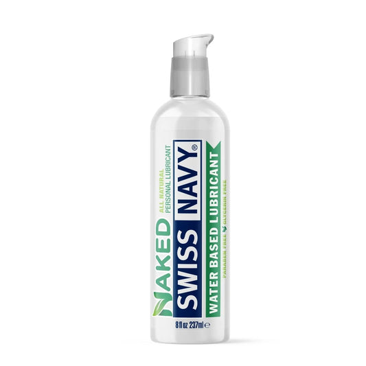 Swiss Navy Water Based Naked All Natural Lubricant 8oz