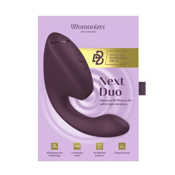 Womanizer Next Duo Dual G-Spot Vibrator Dark Purple