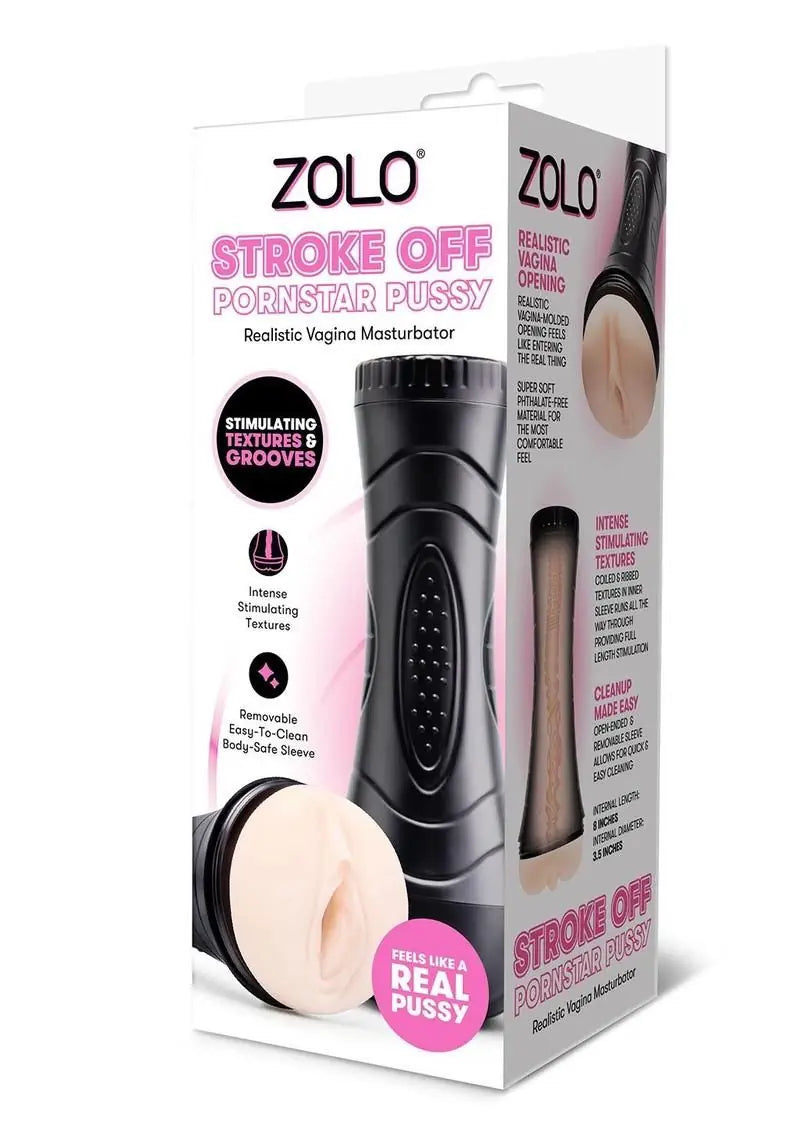 Zolo Stroke Off Pornstar Action Masturbator