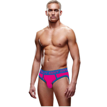 SOLID ENVY JOCK - PINK/BLUE - S/M