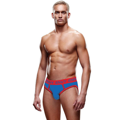 SOLID ENVY JOCK - BLUE/RED - S/M