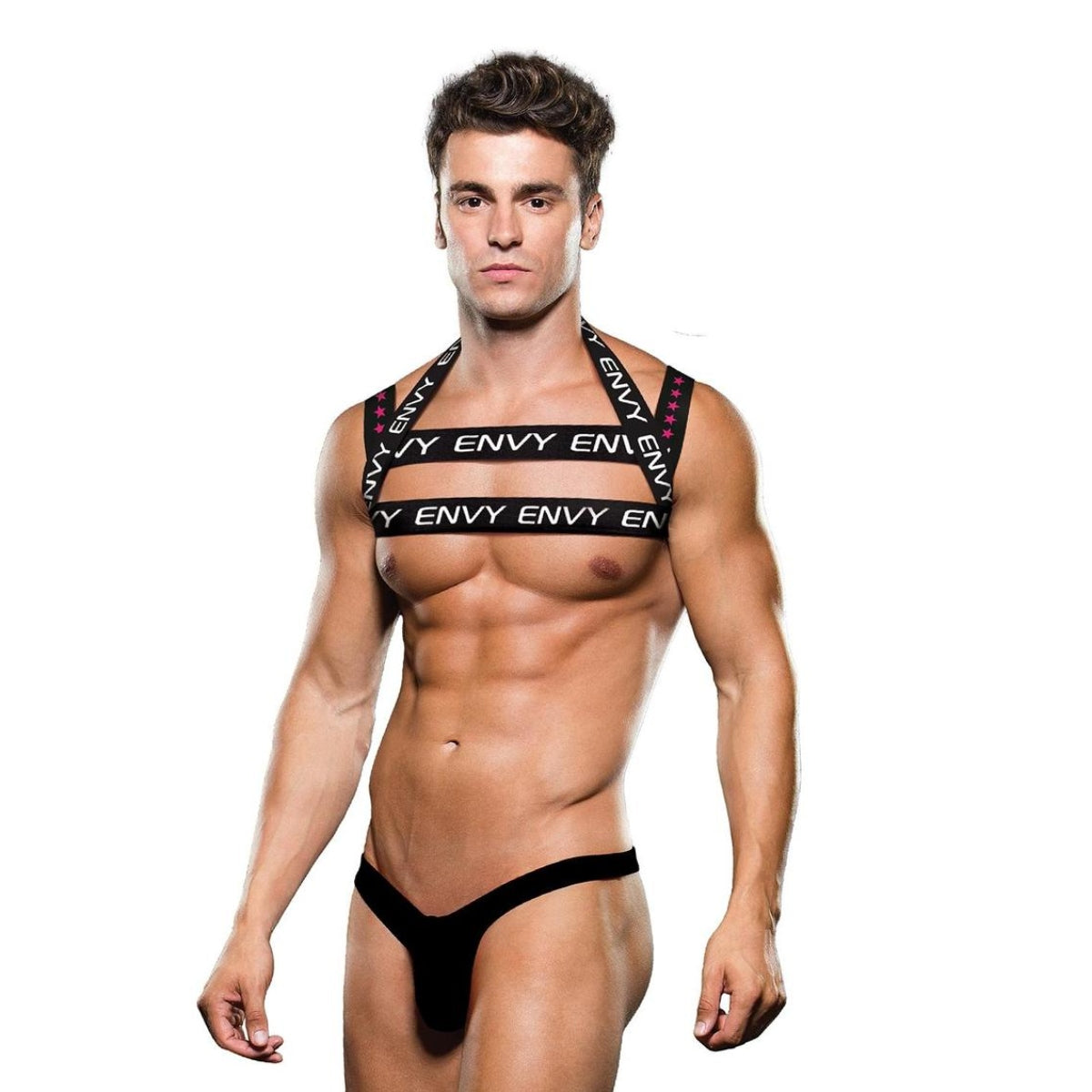 ENVY LOGO HARNESS - BLACK/WHITE - S/M