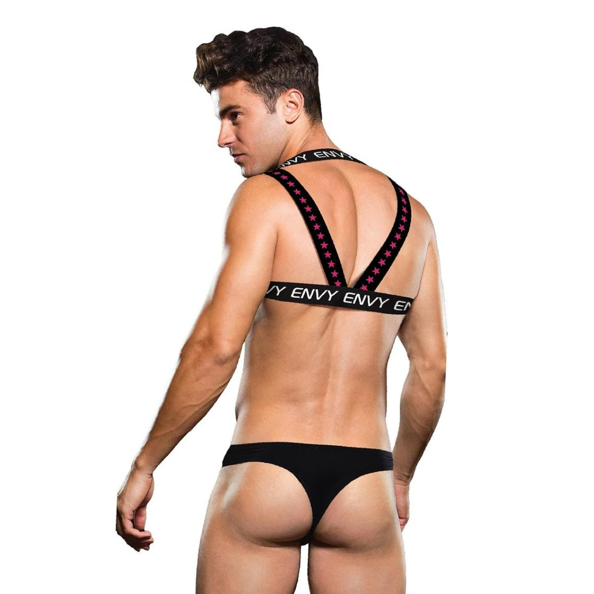 ENVY LOGO HARNESS - BLACK/WHITE - S/M