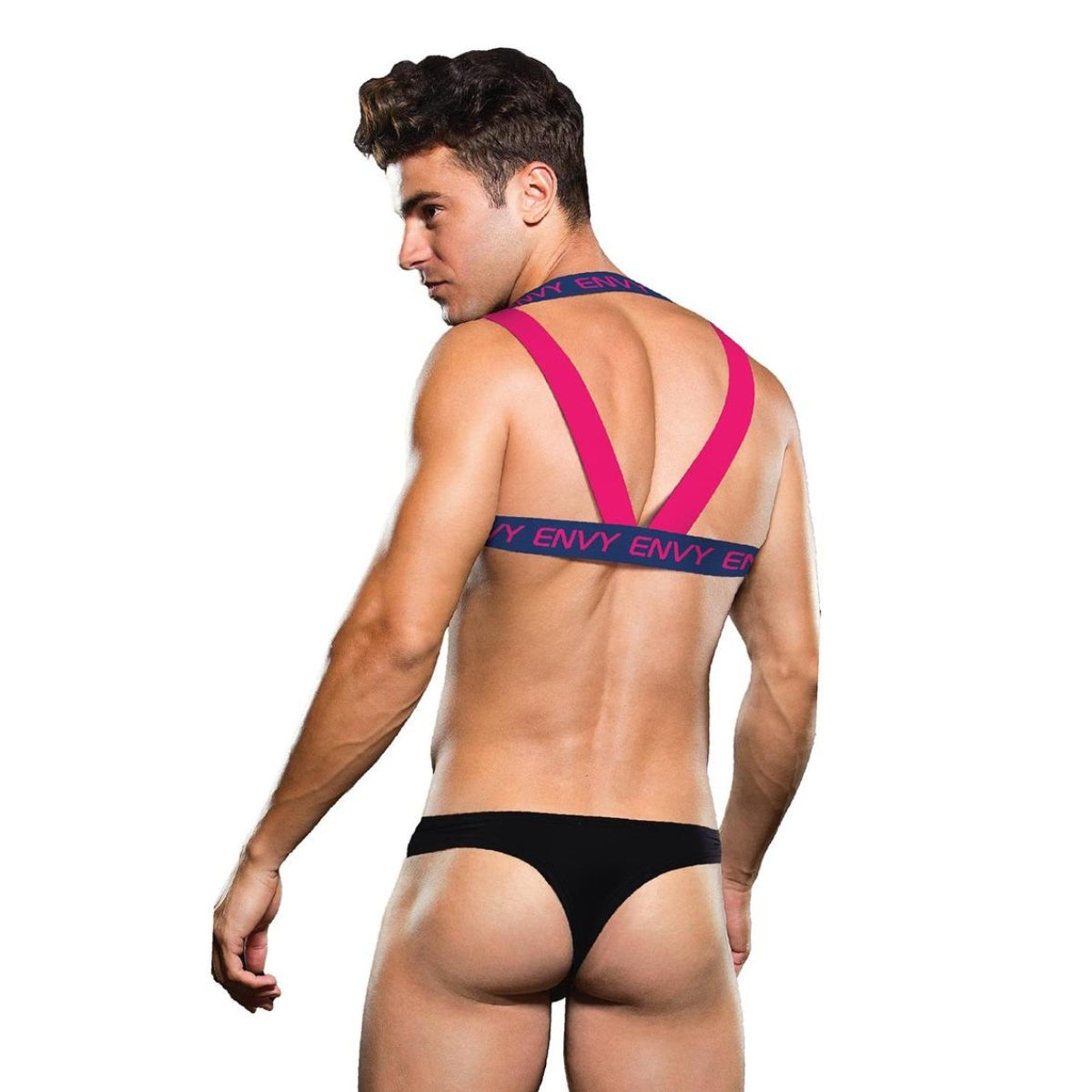 ENVY LOGO HARNESS - BLUE/PINK - L/XL