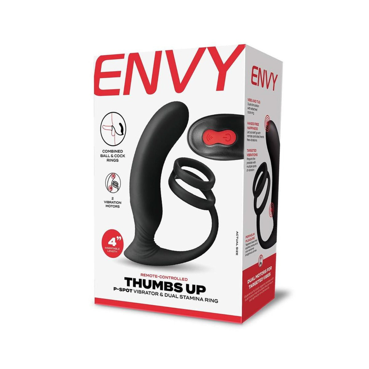 ENVY REMOTE PROSTATE VIBE & COCK RING