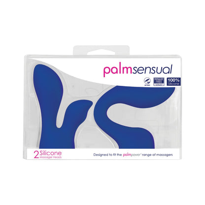 PALMSENSUAL Accessories - 2 Silicone Head - Blue