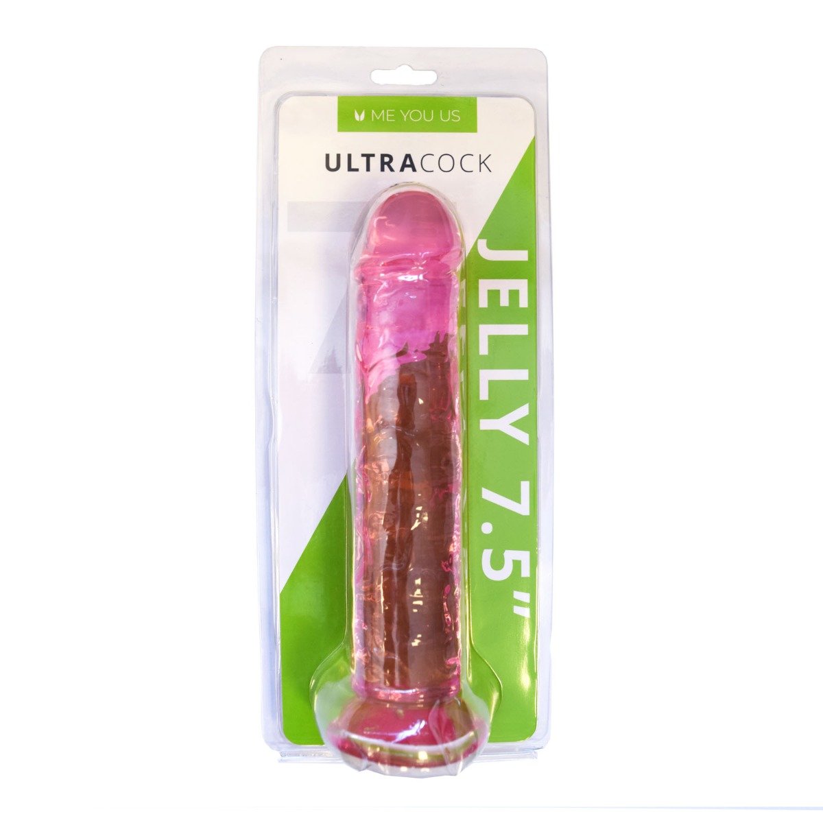 Me You Us Ultra Cock Pink Jelly Dong (7.5")