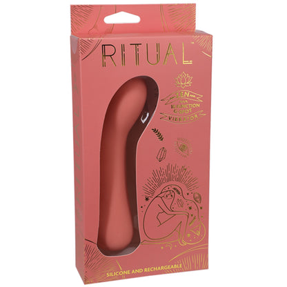 Doc Johnson Ritual Zen Rechargeable Orange Silicone G-Spot Vibe