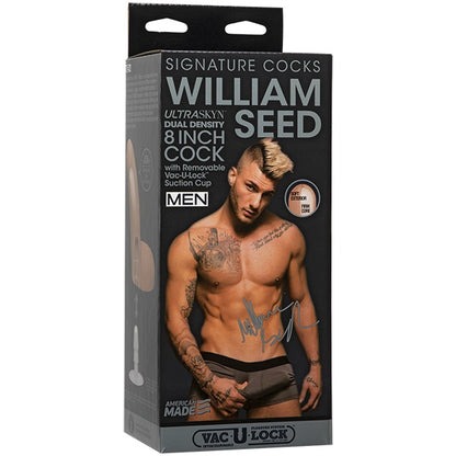 Doc Johnson Signature Cocks William Seed Ultraskyn Cock With Removable Vac-U-Lock Suction Cup (8")