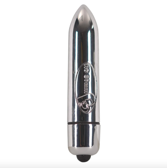 Rocks Off Bullet Vibrator Silver 80mm