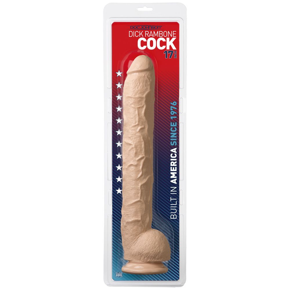 Doc Johnson Classic Dick Rambone Cock Flesh 17in