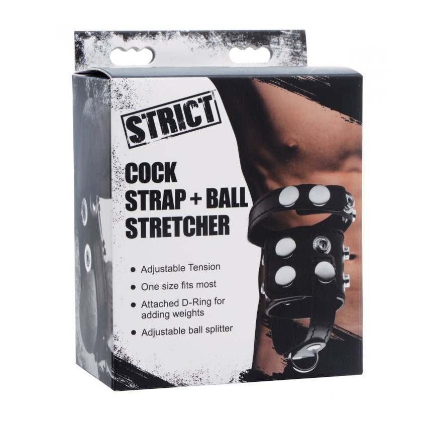 Strict Cock Strap And Ball Stretcher