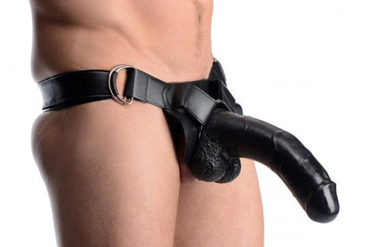 Infiltrator II Hollow Strap-On + 10" Dildo